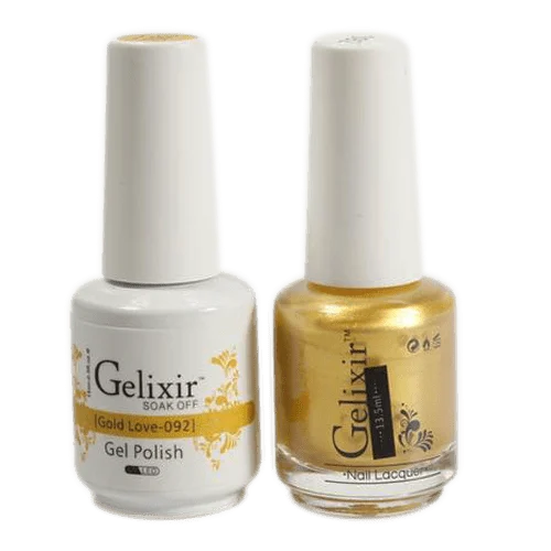 Anti-chip nail topper-GELIXIR GEL COLOR  - GLX092 - Duo Gel & Polish 0.5oz