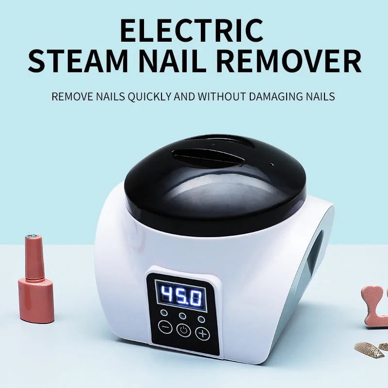 Cordless LED nail dryer-New Smart Electric Steam Nail Polish Remover