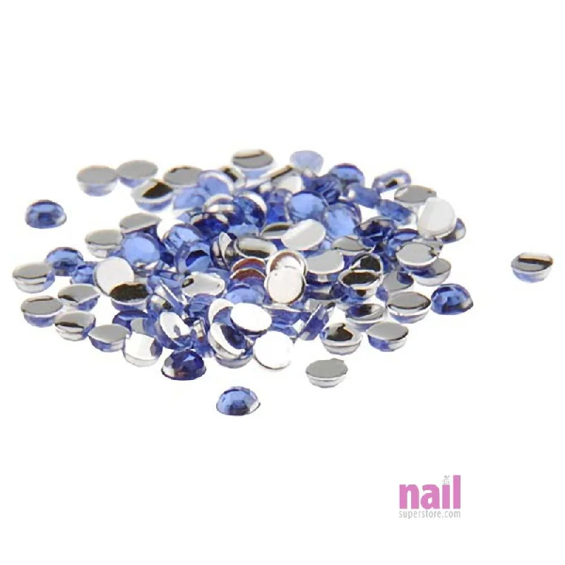 Plant-based nail polish-Nail Art Rhinestone | Blue - 100 pcs