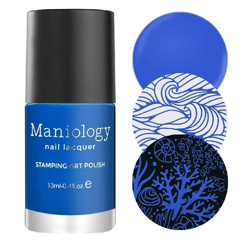 Rapid-dry nail gloss-Maniology - Stamping Nail Polish - Surfrider