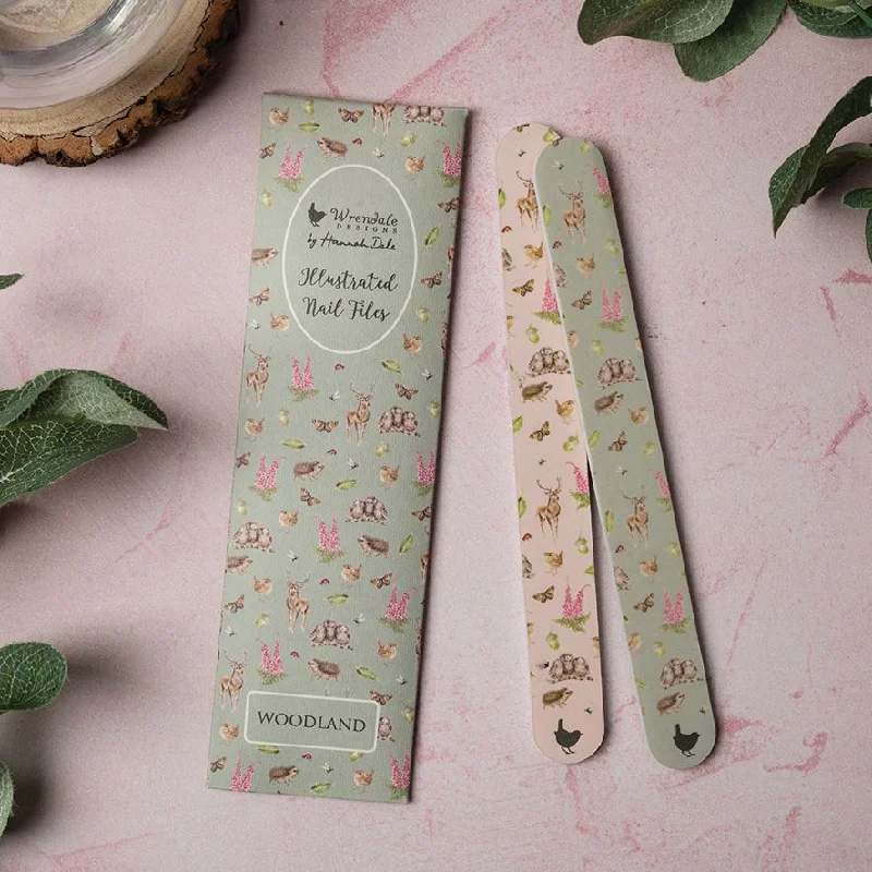 Scented nail polish-Nail File Set - NAIL003 - Woodland