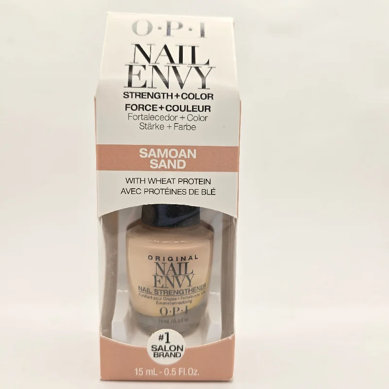 Nail repair top coat-OPI NAIL ENVY SAMOAN SAND