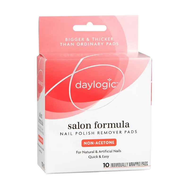 Strengthening nail varnish-Daylogic Salon Formula Nail Polish Remover Pads