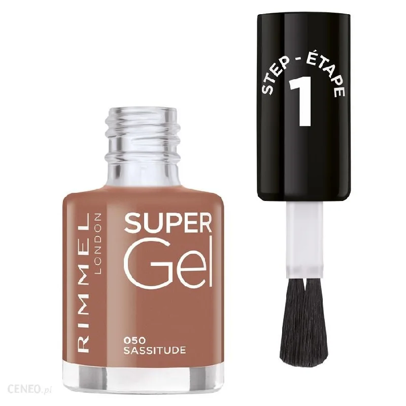 UV-cured nail varnish-Rimmel London Super Gel Nail Polish 050 Sassitude