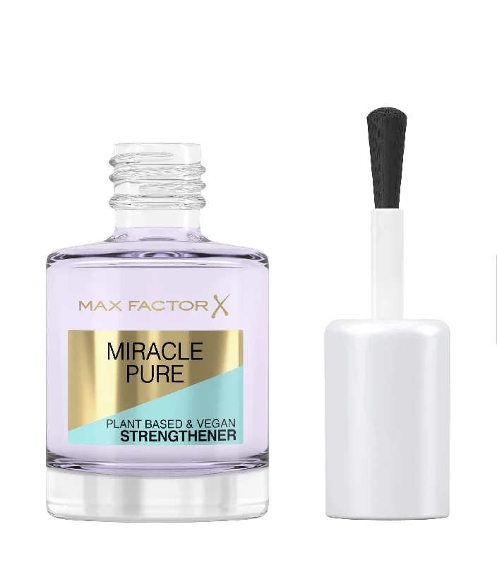 Satin nail polish sealant-Max Factor Miracle Pure Plant Based & Vegan Strengthener