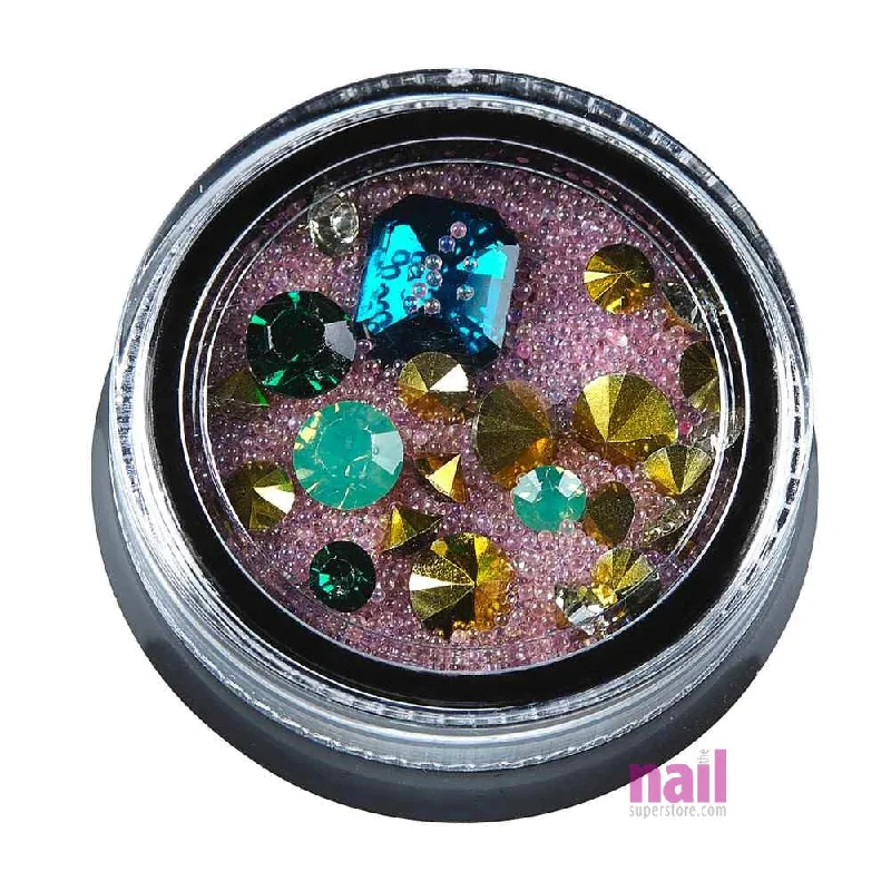 Breathable nail gel polish-Zircon Nail Art Rhinestones | Pack #22 - Pack