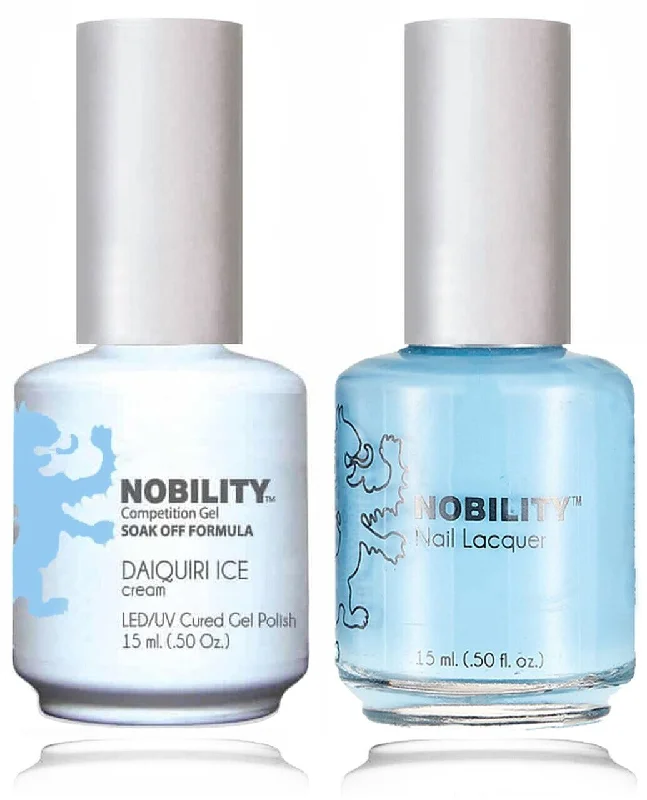 Iridescent nail polish colors-NBCS123 - NOBILITY GEL POLISH & NAIL LACQUER - DAIQUIRI ICE 0.5oz