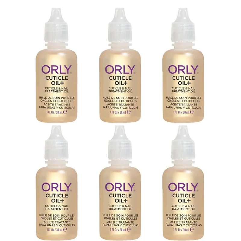 Acetone-free nail remover-Orly - Cuticle Treatment - Cuticle Oil+ 1 oz (6 PC)