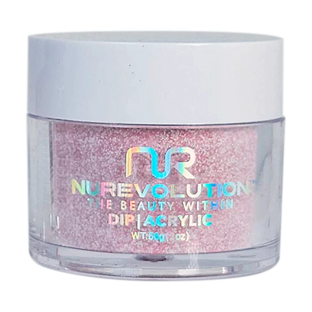 Holographic nail glitter-NuRevolution Trio Dip/Acrylic Powder 193 Eye Candy