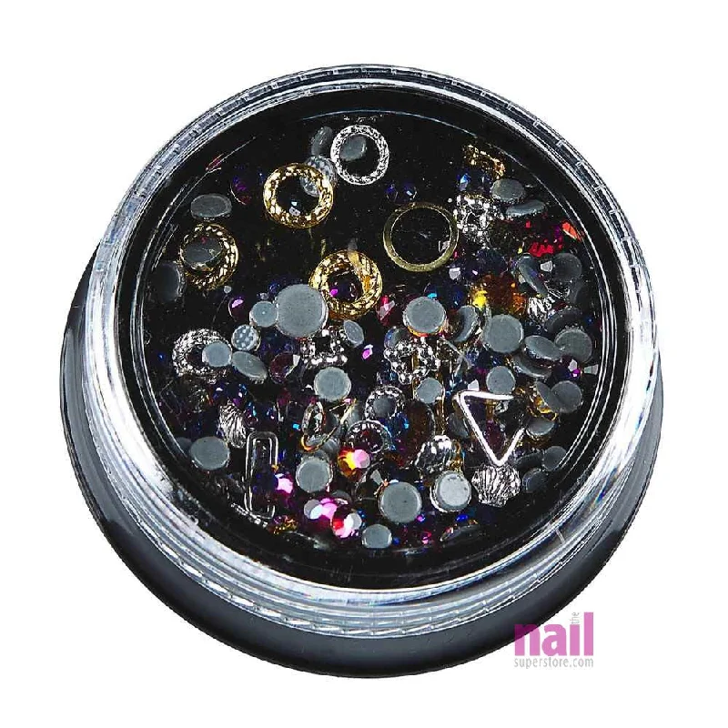 Rapid-dry nail top coat-Zircon Nail Art Rhinestones | Pack #19 - Pack