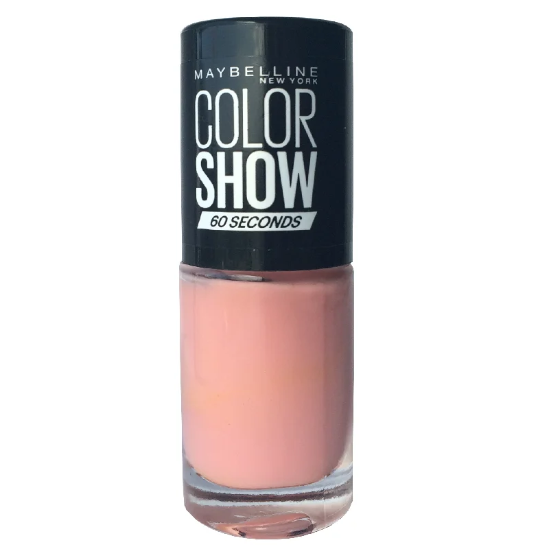 Chrome nail gel-Maybelline Color Show 60 Seconds Nail Polish 93 Peach Smoothie