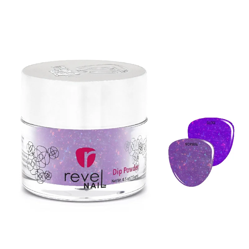 Eco-friendly nail gel polish-D1138 Remix Purple Glow Dip Powder