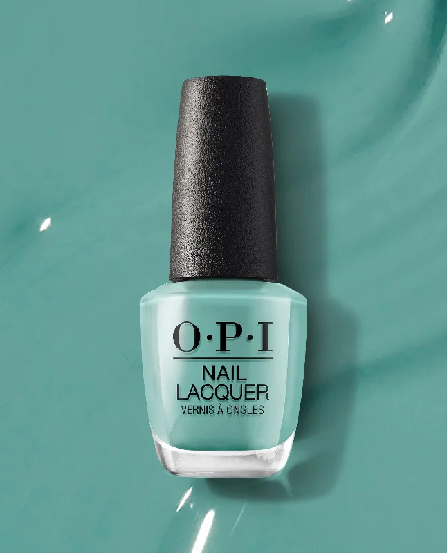 Durable nail gel sealant-OPI NAIL LACQUER - NLM84 - VERDE NICE TO MEET YOU