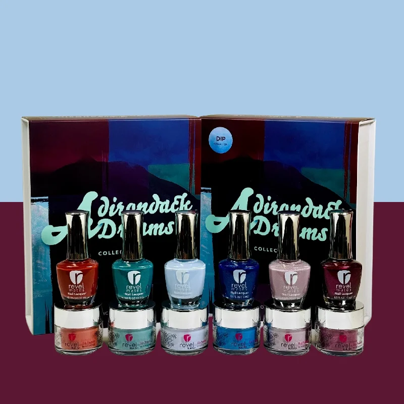 Quick-set nail polish-Adirondack Dreams Dip Powder + Nail Polish Collection