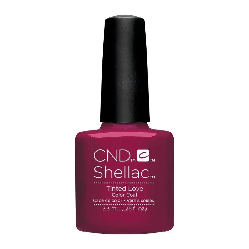 Two-tone nail gel polish-CND Shellac Tinted Love 153