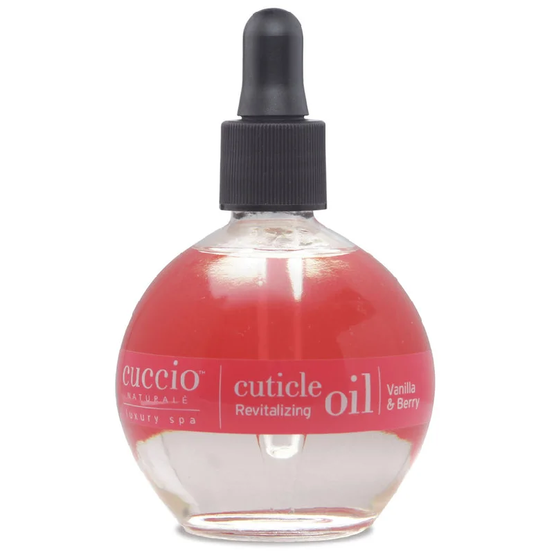 Fast-dry nail gloss-Cuccio - Revitalizing Cutcile Oil - Vanilla & Berry 2.5 oz