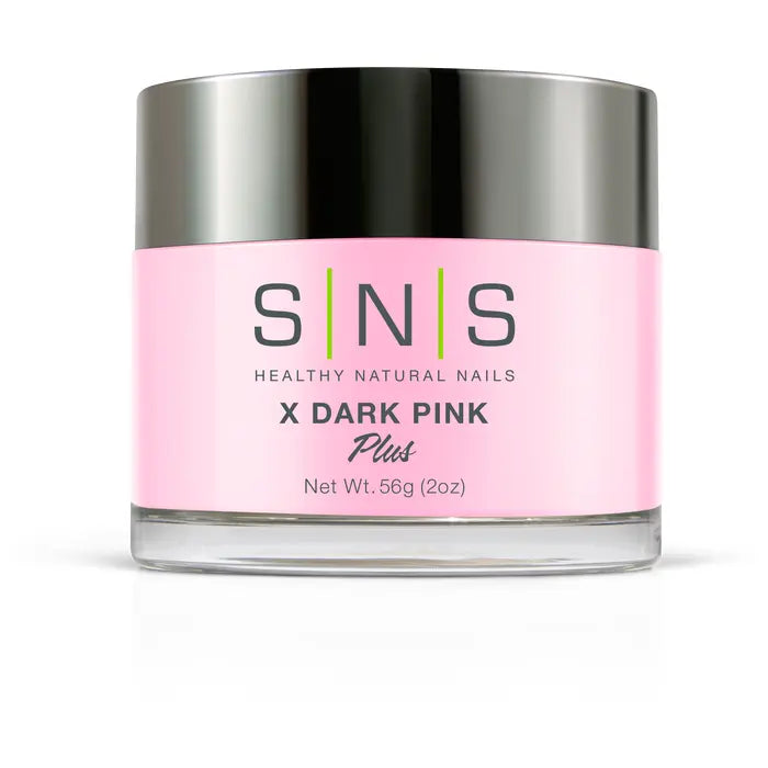 Gel nail polish essentials-SNS Powder - X Dark Pink