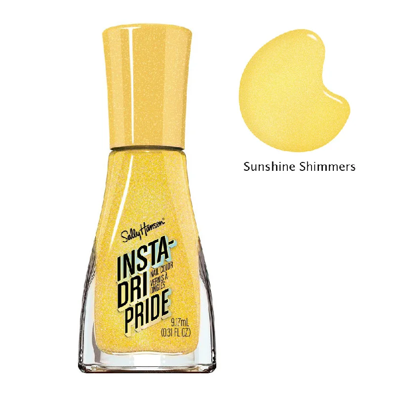 Satin nail gel finish-Sally Hansen Insta-Dri Pride Nail Colour Nail Polish 749 Sunshine Shimmers