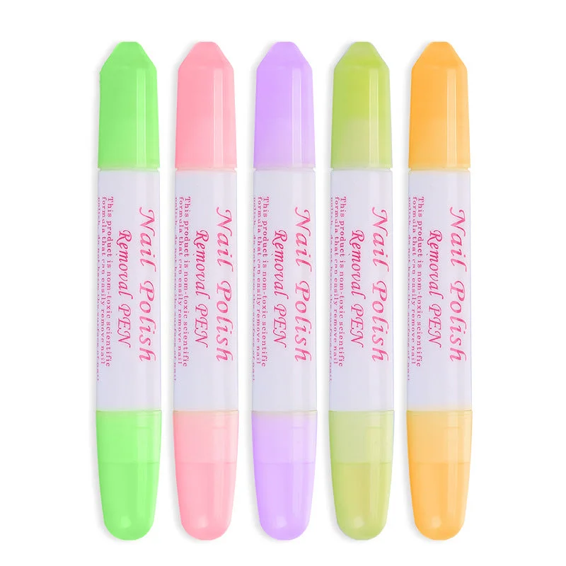 Professional nail primer-Wholesale professional double-ended nail polish remover pen