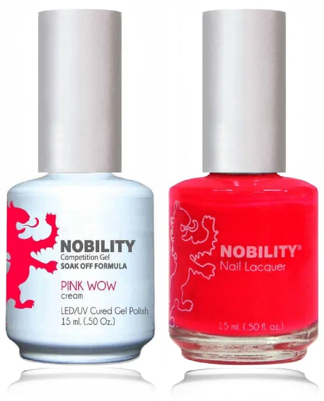 Fast-dry nail sealant-NBCS059 - NOBILITY GEL POLISH & NAIL LACQUER - PINK WOW 0.5oz