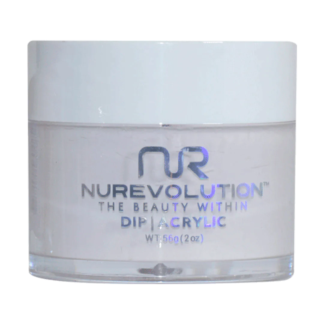 UV-resistant nail gel-NuRevolution Trio Dip/Acrylic Powder 117 Extra Marshmallows, Please