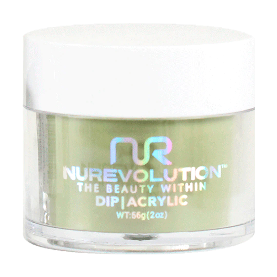 Gentle nail cuticle remover-NuRevolution Trio Dip/Acrylic Powder 183 Luau