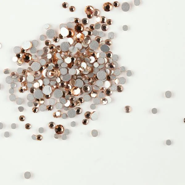 Flexible nail adhesive-Rhinestones - Rosegold