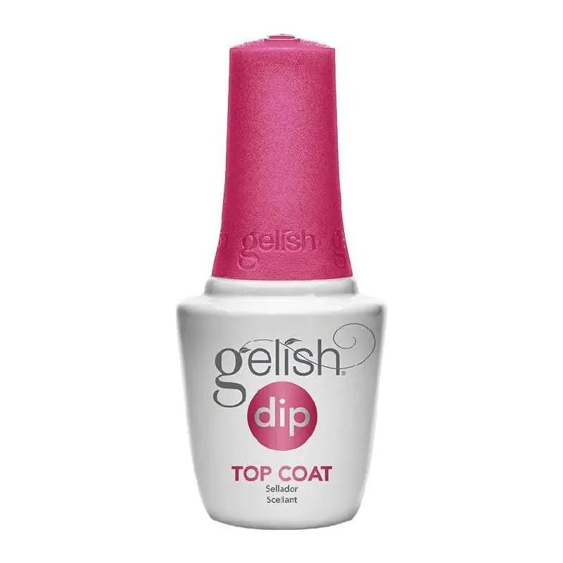 Safe nail polish remover pads-Gelish Dip Top Coat