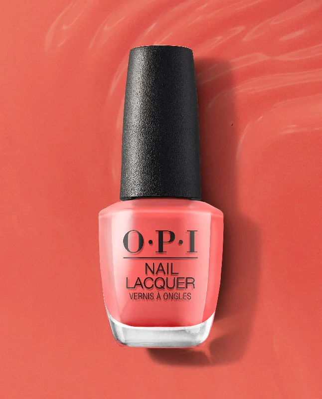 Breathable nail gel polish-OPI NAIL LACQUER - NLT89 - TEMPURA-TURE IS RISING