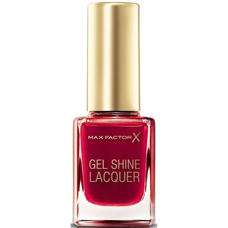 Professional nail acrylic sets-Max Factor Gel Shine Lacquer Nail Polish 50 Radiant Ruby