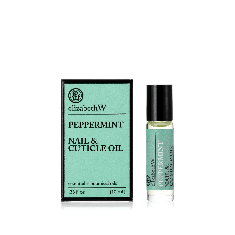 Neutral nail polish tones-Peppermint Nail & Cuticle Oil