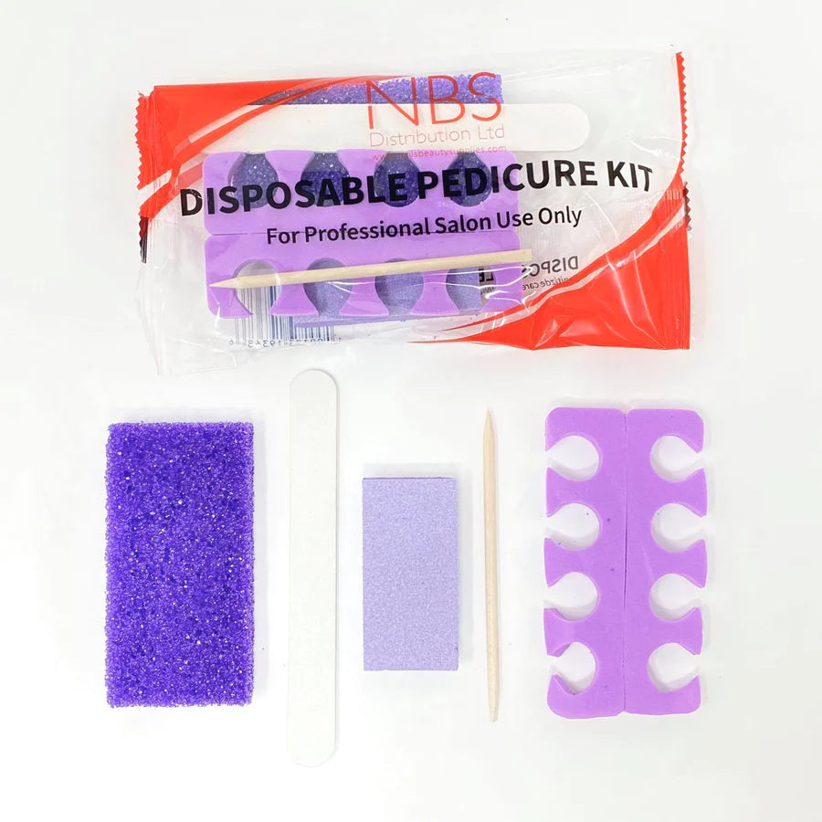 Matte nail polish topper-NBS Disposable Pedicure Kit Box