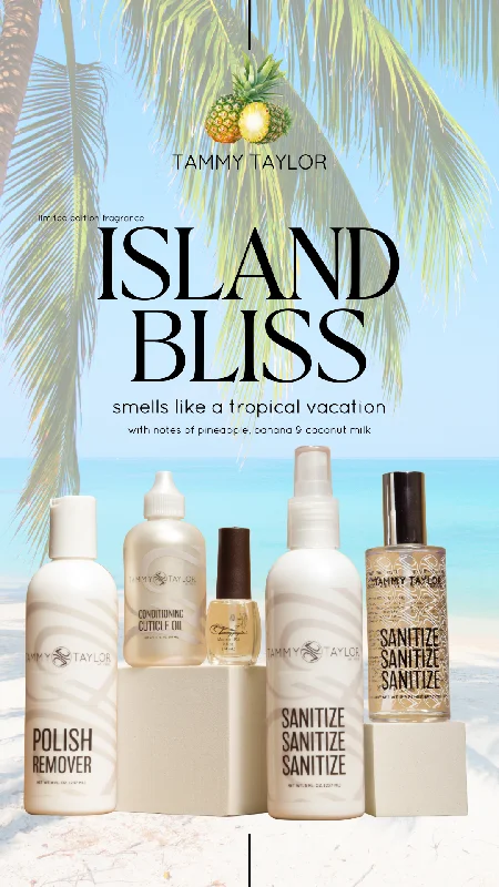 Glitter nail polish finish-Island Bliss ENTIRE Bundle