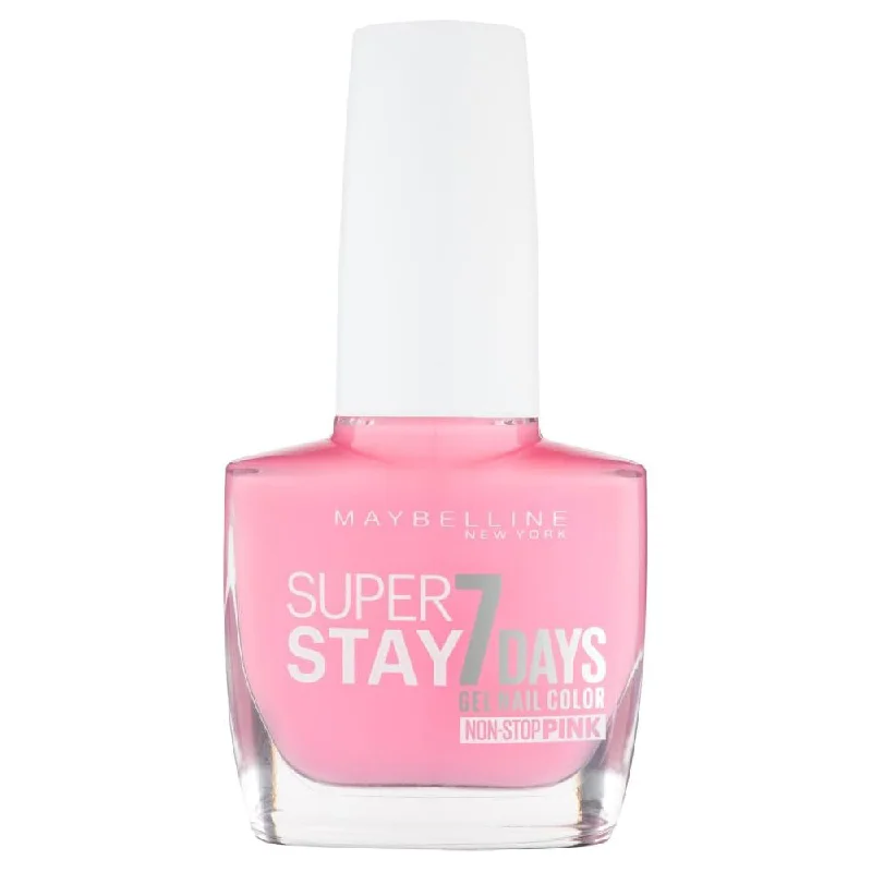 Nude nail polish colors-Maybelline Superstay 7 Days Gel Nail Polish 120 Flushed Pink