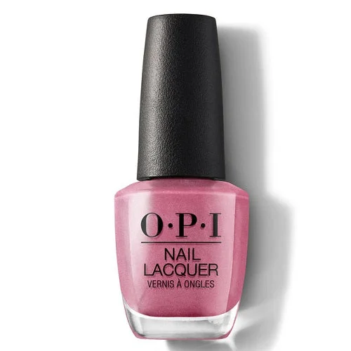 Metallic nail art accents-OPI Polish S45 Not So Bora-Bora-Ing Pink