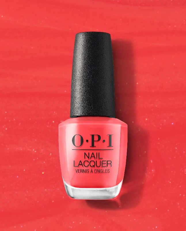 Long-lasting nail varnish-OPI NAIL LACQUER - NLT30 - I EAT MAINELY LOBSTER