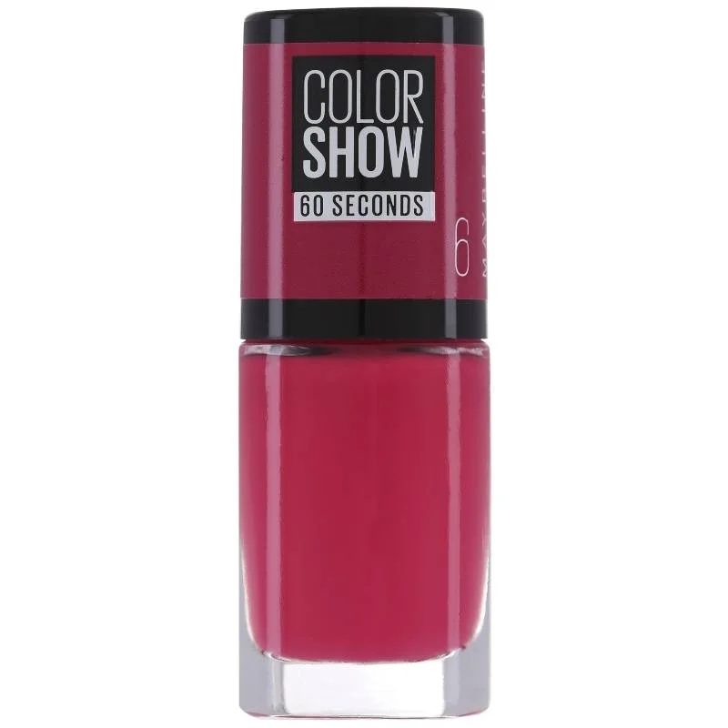 Multi-color nail varnish-Maybelline Color Show 60 Seconds Nail Polish 6 Bubblicious