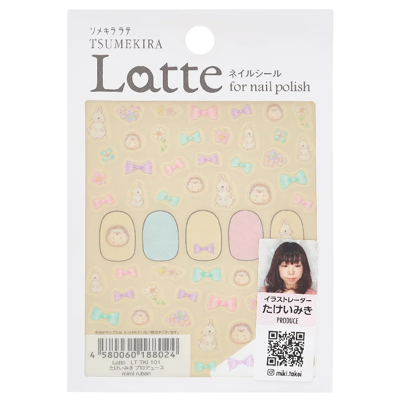 Dual-tone nail gel polish-MIKI MIMI RUBAN STICKERS | LT-TKI-101