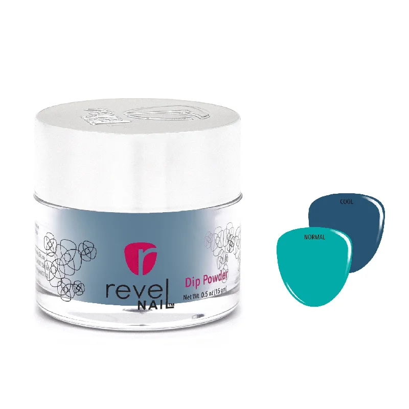 Cordless UV nail lamp-D1030 Aquarius Teal Cream Dip Powder