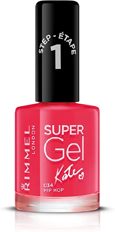 Vibrant nail gel colors-Rimmel London Super Gel By Kate Nail Polish 034 Hip Hop