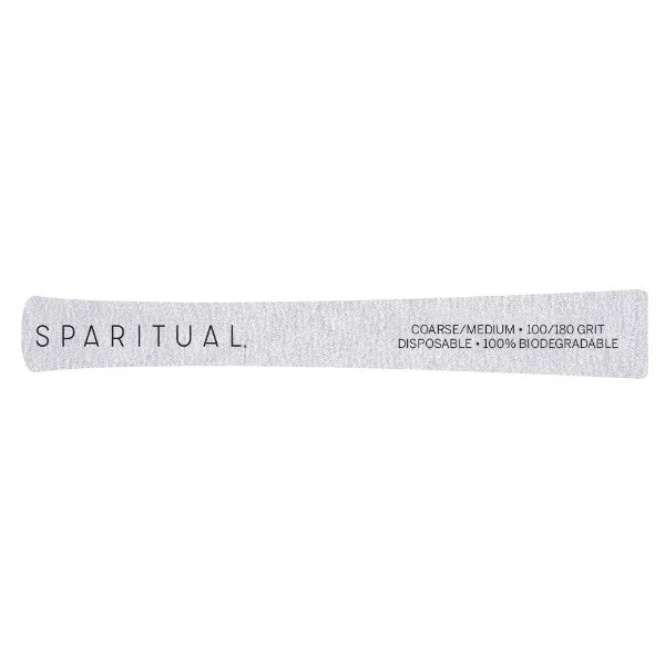 Satin nail gel overlay-SpaRitual Zebra Board Eco-Nail File 5Pc