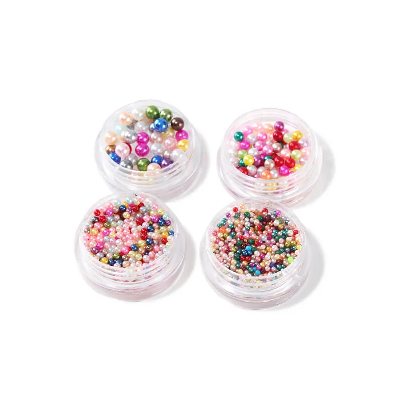 Holographic nail varnish-Nail Art Pearl Set