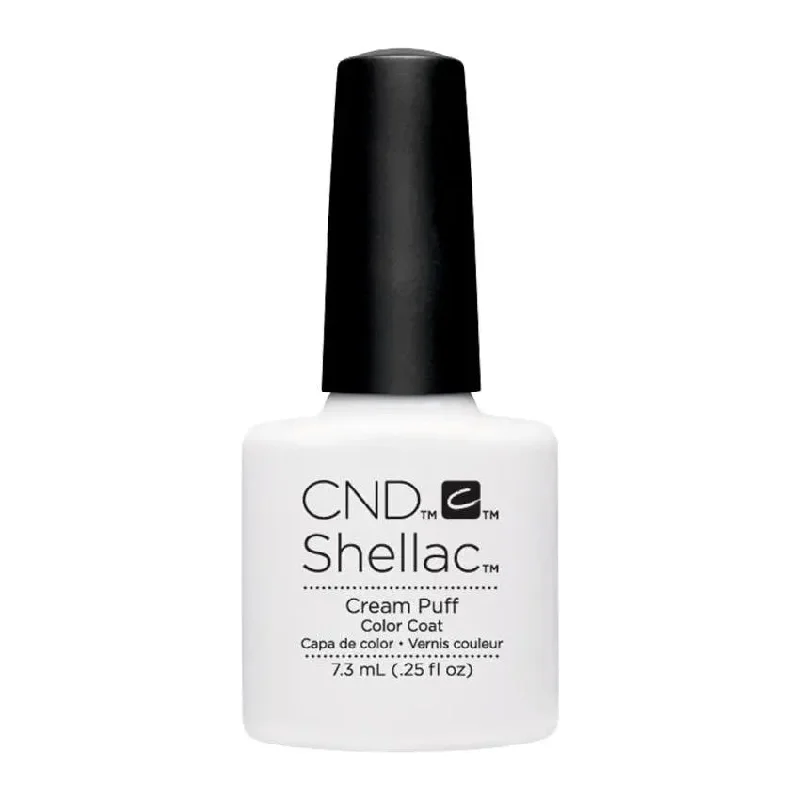 Easy-apply nail polish strips-CND Shellac Cream Puff 108