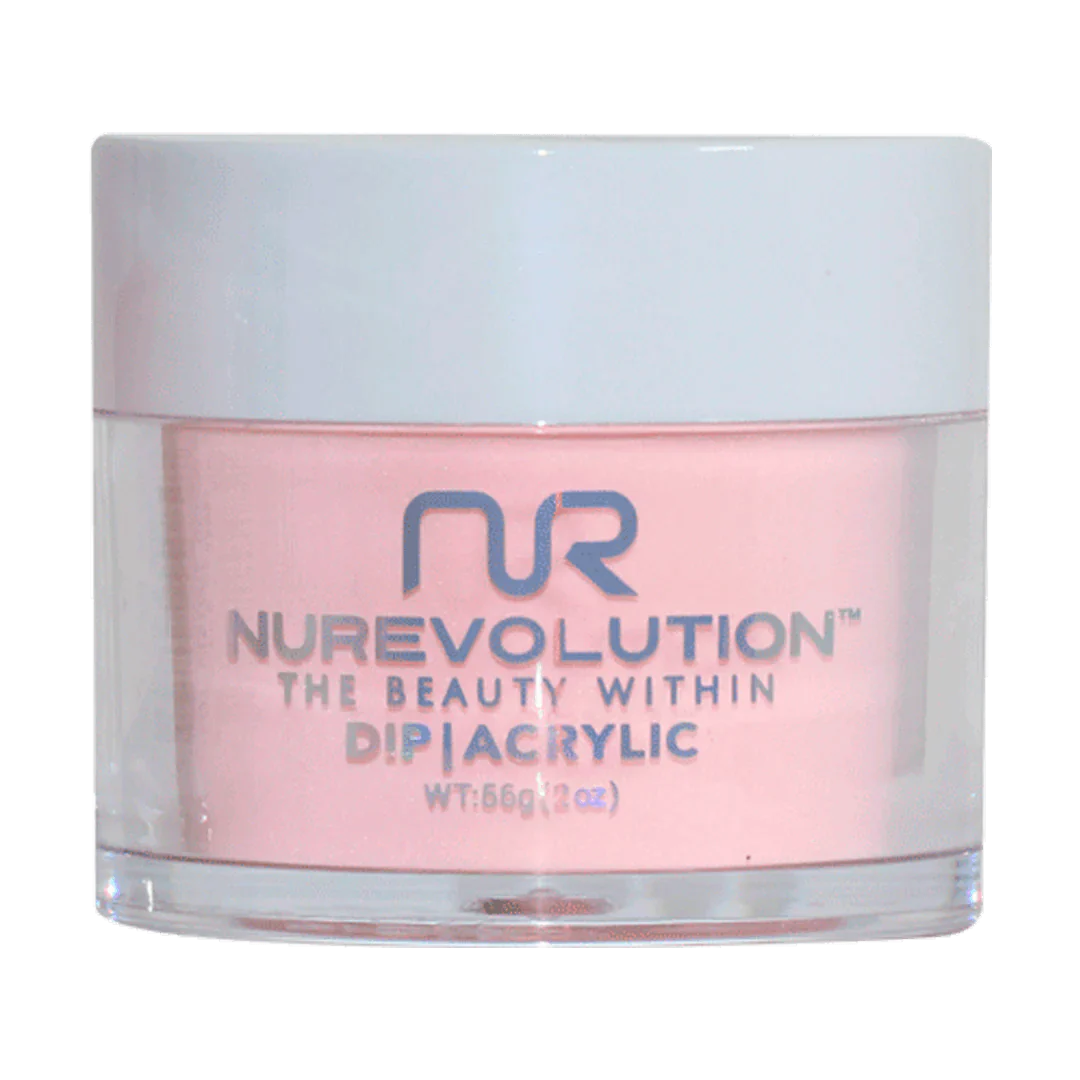 Fast-dry nail polish spray-NuRevolution Trio Dip/Acrylic Powder 082 Rose Milk