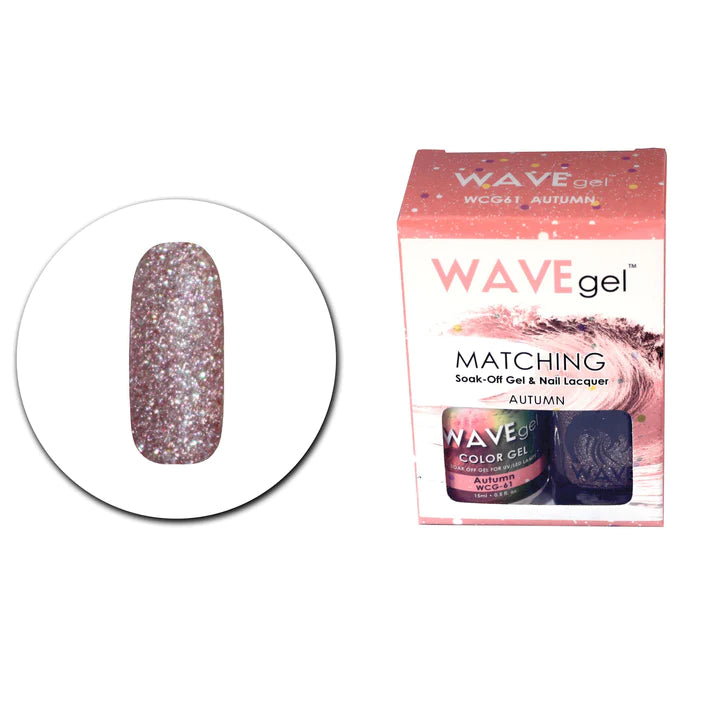 Sparkle nail art rhinestones-WAVE GEL MATCHING SET #061 - Autumn