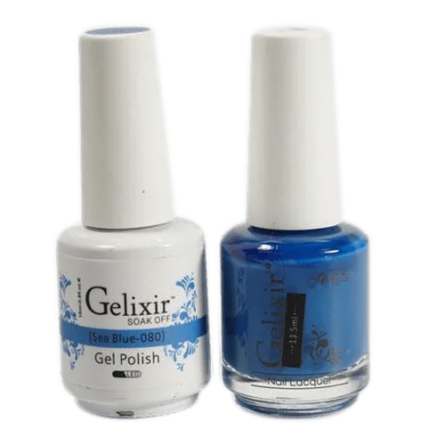 Gel nail polish removal sets-GELIXIR GEL COLOR  - GLX080 - Duo Gel & Polish 0.5oz