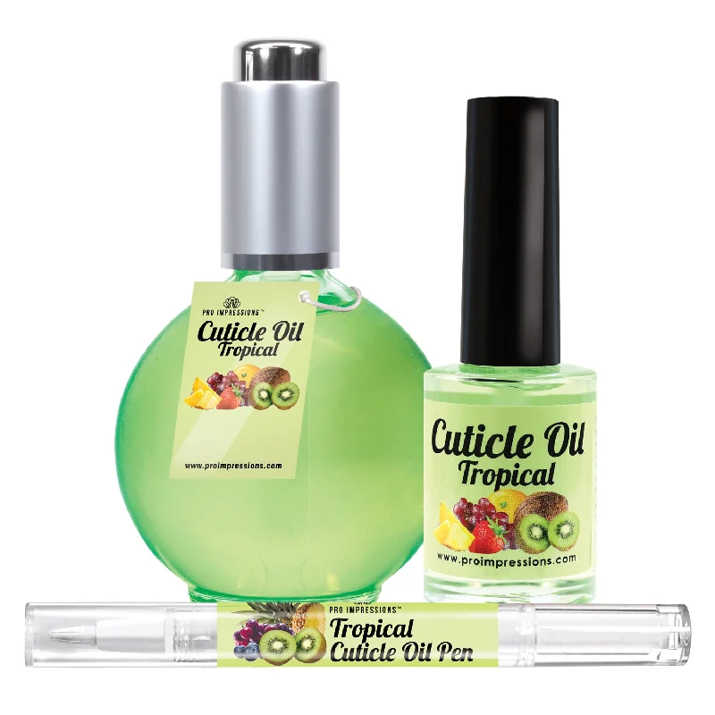 Fast-dry nail polish spray-Tropical Scented Cuticle Oil