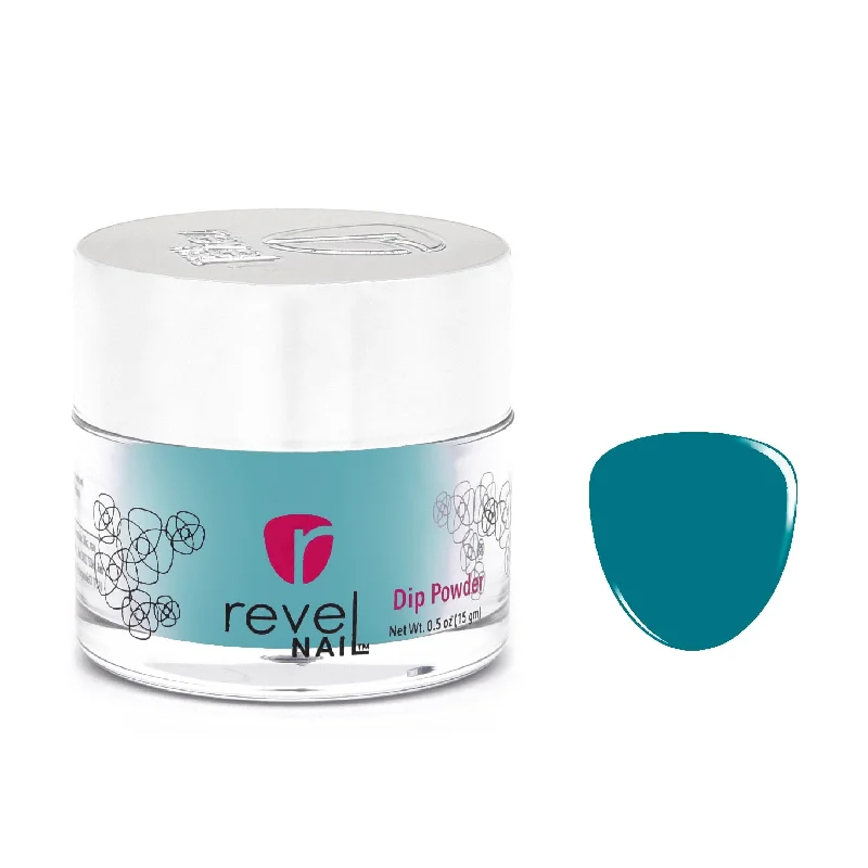 Fast-dry nail polish spray-D706 Derby Teal Crème Dip Powder