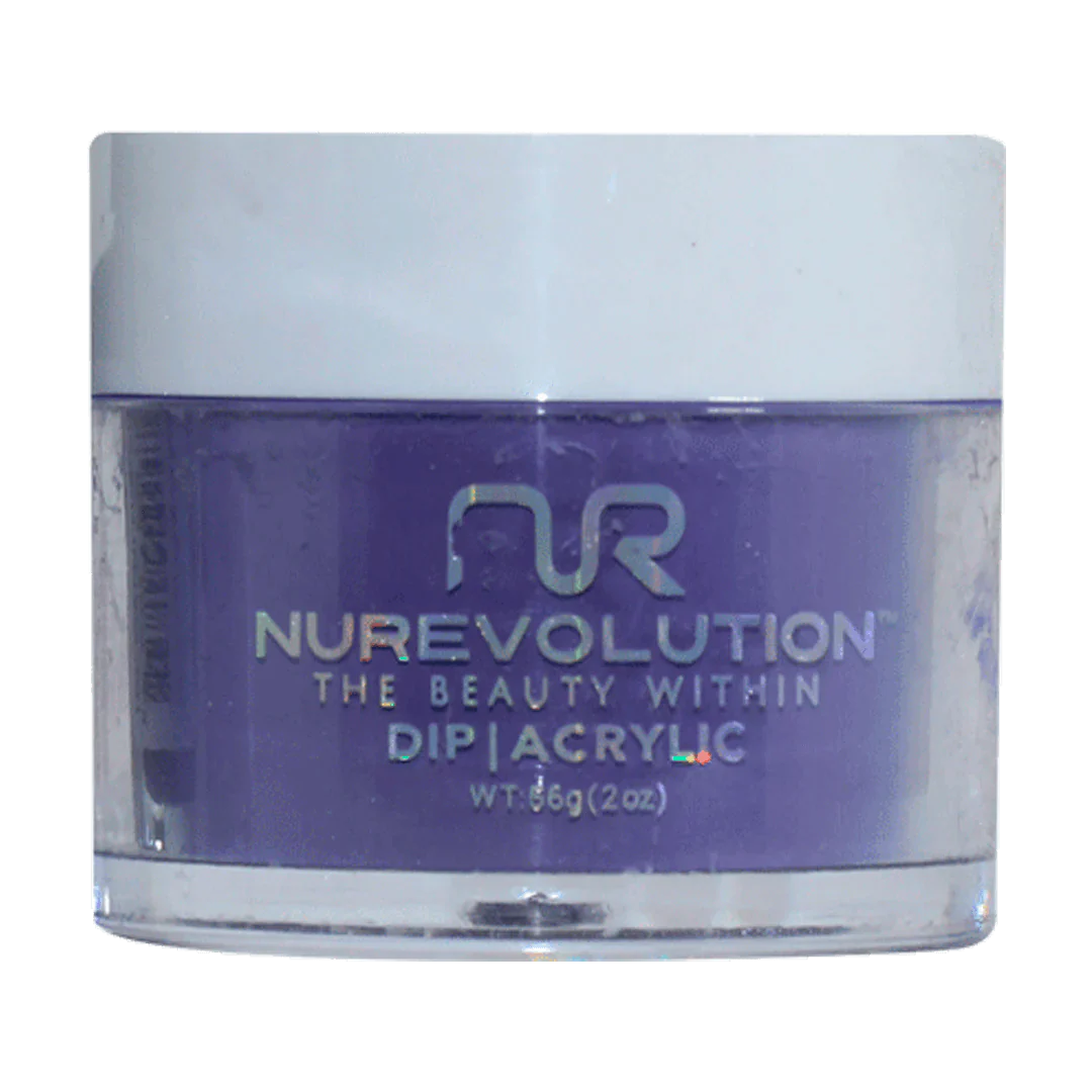 Rechargeable UV nail lamp-NuRevolution Trio Dip/Acrylic Powder 024 Something Wicked