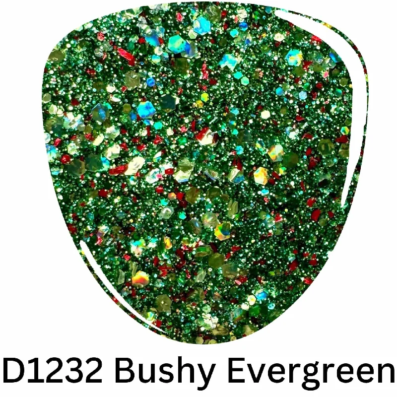 Diamond nail art stones-D1232 Bushy Evergreen Holiday Dip Powder